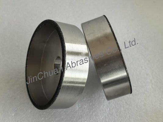 स्टेलाइट आरी ब्लेड पीसने और तेज करने वाले पहिये के लिए 6A2 कप व्हील इलेक्ट्रोप्लेटेड बॉन्डेड