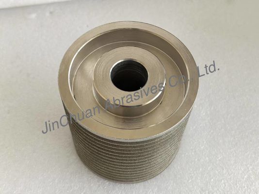 विशेष आकार और आकार एम्बर रंग पीसने और तेज करने के लिए इलेक्ट्रोप्लाटेड बंधे सीबीएन पहियों