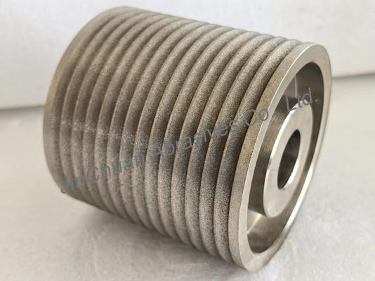 विशेष आकार और आकार एम्बर रंग पीसने और तेज करने के लिए इलेक्ट्रोप्लाटेड बंधे सीबीएन पहियों