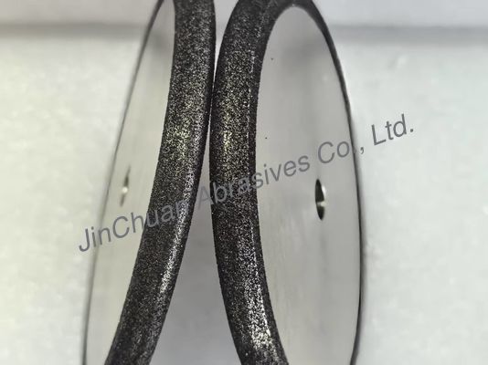 उच्च-प्रदर्शन इलेक्ट्रोप्लेटेड सीबीएन ग्राइंडिंग व्हील्स रेडियस शार्पेनिंग डिस्क 125 मिमी के साथ