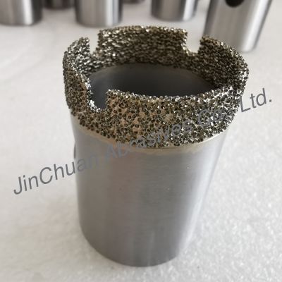 6A2 38*53*M16 मिमी D30/35 वैक्यूम वेल्डेड डायमंड ड्रिल बिट्स फॉर मेडिकल इंडस्ट्री