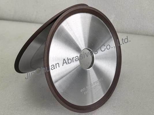 रेसिन बॉन्डेड डायमंड डिस्क ग्राइंडिंग व्हील्स 4V2, 125mm व्हील साइज़ में