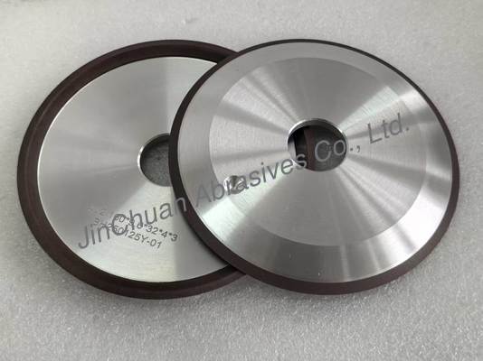 रेसिन बॉन्डेड डायमंड डिस्क ग्राइंडिंग व्हील्स 4V2, 125mm व्हील साइज़ में