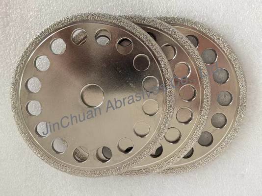 उच्च-प्रदर्शन वैक्यूम ब्रेज़्ड डायमंड व्हील्स, कास्ट आयरन ग्राइंडिंग के लिए, D40/45 ग्रिट के साथ, अनुकूलन योग्य आकार और लंबी उम्र