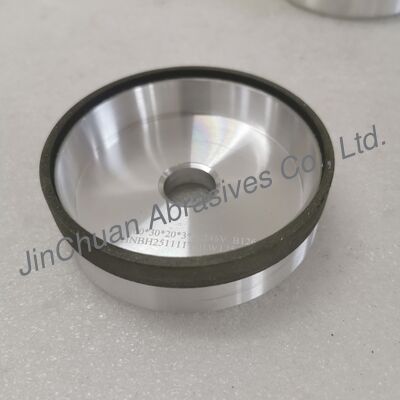 6A9 राल बंधन CBN पीसने वाला पहिया 100*30T*20*3*10 मिमी गीला पीसने वाला B126