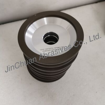12A2 राल बंधन हीरा पीस पहिया 125*25T*31.75*6*12 मिमी D91 गीला पीस