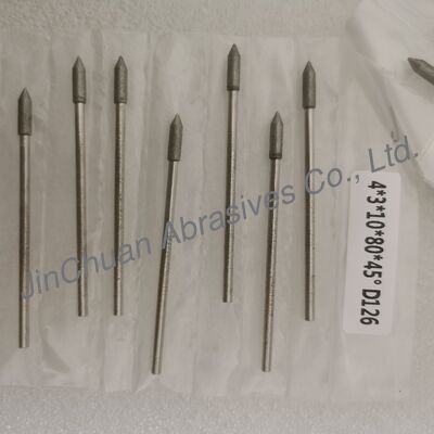 कस्टम-मेड 4*3*10*80 मिमी 17°-120° D126 सिमेंट कार्बाइड के लिए इलेक्ट्रोप्लाटेड ग्राइंडिंग बिट्स