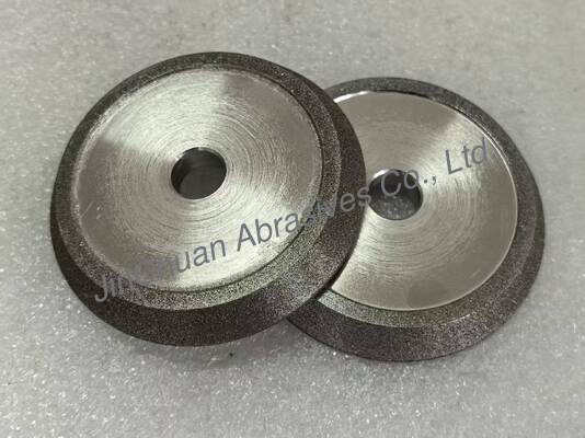 एम्बर रंग सीबीएन इलेक्ट्रोप्लेटेड व्हील के साथ इलेक्ट्रो बॉन्डेड ग्राइंडिंग और चैम्फरिंग व्हील्स