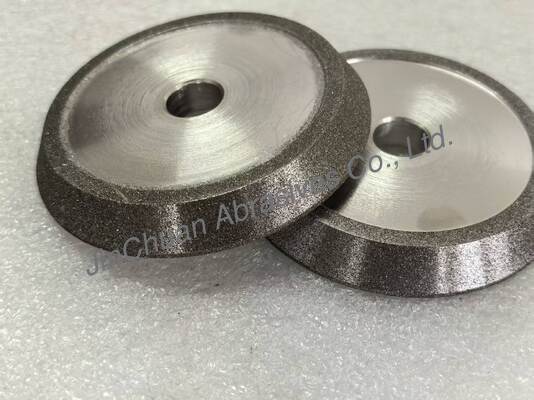 एम्बर रंग सीबीएन इलेक्ट्रोप्लेटेड व्हील के साथ इलेक्ट्रो बॉन्डेड ग्राइंडिंग और चैम्फरिंग व्हील्स