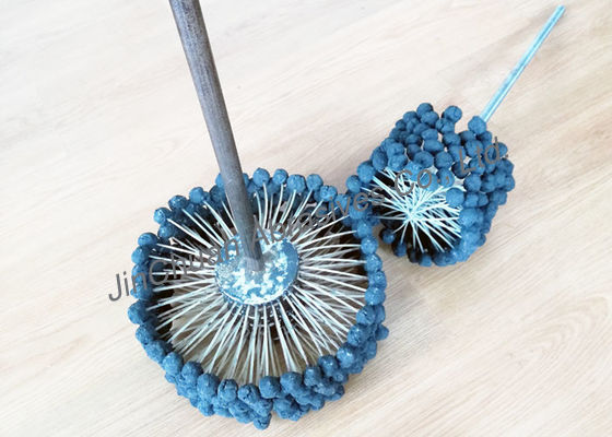 बड़ा व्यास चमकाने और Deburring घर्षण सिलिकॉन कार्बाइड फ्लेक्स होन ब्रश