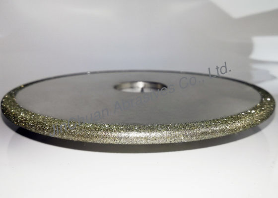 ब्रेक पैड्स स्लॉटिंग मशीन ड्रम के लिए राउंड इलेक्ट्रोप्लेटेड डायमंड ग्राइंडिंग व्हील्स