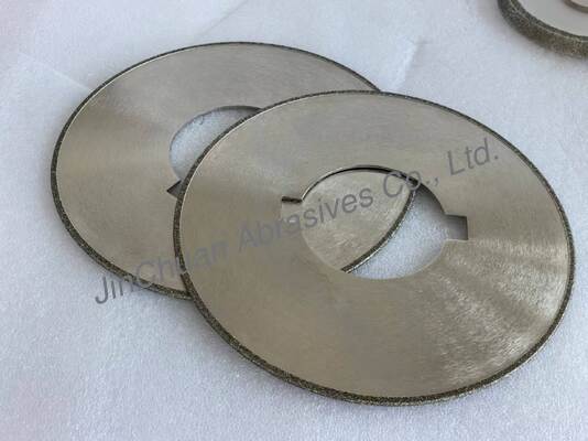 1A1R इलेक्ट्रोप्लाटेड डायमंड ग्राइंडिंग व्हील 200x3x75x3 मिमी