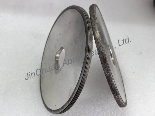 150 मिमी इलेक्ट्रोप्लाटेड सीबीएन चम्फरिंग व्हील B140/170 ग्रिट और 31.75 मिमी सटीक पीसने के लिए बोर के साथ