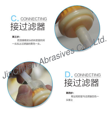 त्वचा की सुंदरता के लिए स्टेनलेस स्टील डायमंड लघु मालिश छोटे डायमंड फ़ाइल