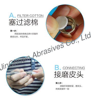 त्वचा की सुंदरता के लिए स्टेनलेस स्टील डायमंड लघु मालिश छोटे डायमंड फ़ाइल