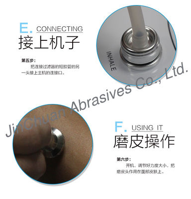 त्वचा की सुंदरता के लिए स्टेनलेस स्टील डायमंड लघु मालिश छोटे डायमंड फ़ाइल