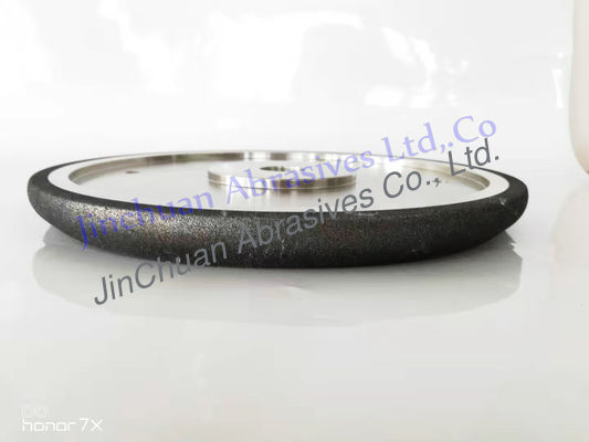 स्वनिर्धारित 12 इंच इलेक्ट्रोप्लेटेड CBN डायमंड व्हील बैंड सॉ शार्पनिंग के लिए दो लोकेटरिंग होल के साथ