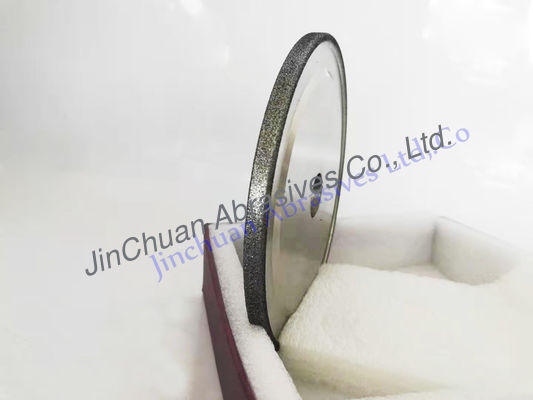 टर्बो टूथ पीस अनुकूलित स्टील बॉडी शेप के लिए 127 मिमी इलेक्ट्रोप्लेटेड सीबीएन डायमंड व्हील