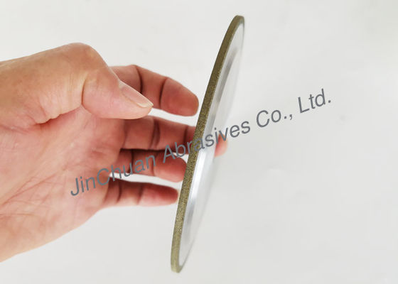 14A1 150 मिमी * 6.35 मिमी * 3 मिमी * 3 मिमी * 20 मिमी डी 80/100 / राल बंधुआ डायमंड पीस पहियों उच्च पीस दक्षता