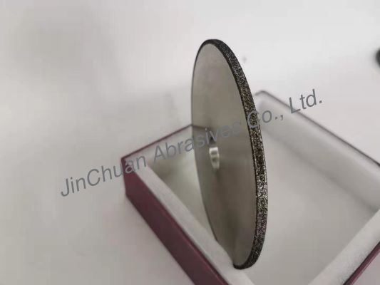 6 मिमी मोटाई डबल लेयर CBN डायमंड व्हील राउंड शेप 125MM * 6MM * 20MM