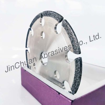 उच्च कार्य क्षमता CBN डायमंड व्हील इलेक्ट्रोप्लेटेड बॉन्ड आईएसओ प्रमाणन