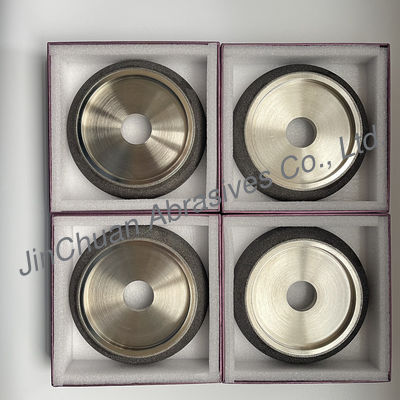 लकड़ी के बैंड के लिए B151 ग्रिट इलेक्ट्रोप्लेटेड cbn व्हील को तेज करते हुए देखा गया