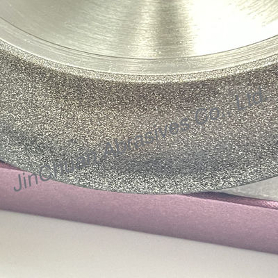 लकड़ी के बैंड के लिए B151 ग्रिट इलेक्ट्रोप्लेटेड cbn व्हील को तेज करते हुए देखा गया