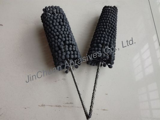 240 ग्रिट फ्लेक्स होन ब्रश 50 * 80 * 200 * 350 औद्योगिक पॉलिशिंग सतह परिष्करण