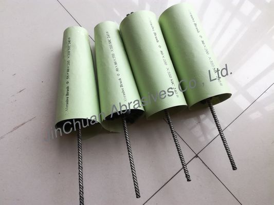 SIC 80*200*350 सिलिकॉन कार्बाइड अपघर्षक ब्रश में लचीला सम्मान ब्रश