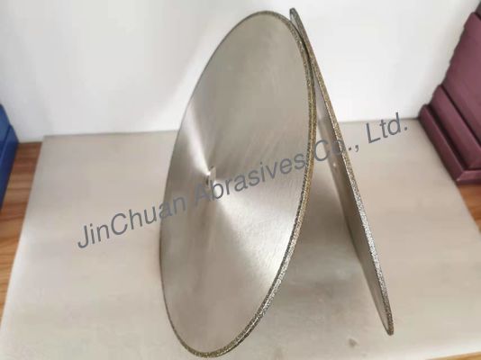 D35/40 ग्रिट्स इलेक्ट्रोप्लेटेड डायमंड ग्राइंडिंग व्हील्स कटिंग डिस्क 350*4*25.4*4mm