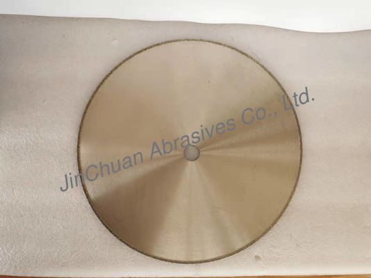 D35/40 ग्रिट्स इलेक्ट्रोप्लेटेड डायमंड ग्राइंडिंग व्हील्स कटिंग डिस्क 350*4*25.4*4mm