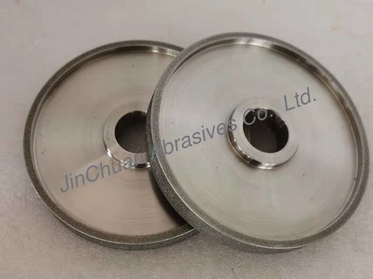 इलेक्ट्रोप्लेटेड सीबीएन डायमंड व्हील वुडटर्निंग बी 80/100 ग्रिट 152 * 12.7 * 34.93 * 5 मिमी